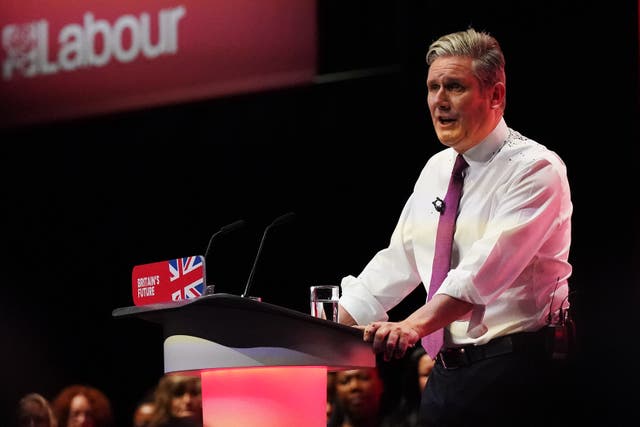 <p>In his speech on Tuesday, Starmer promised to accelerate the building of new homes on unused urban land</p>