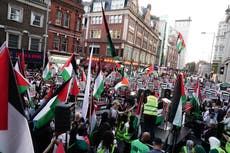 Home Secretary says flying Palestinian flag ‘may not be legitimate’