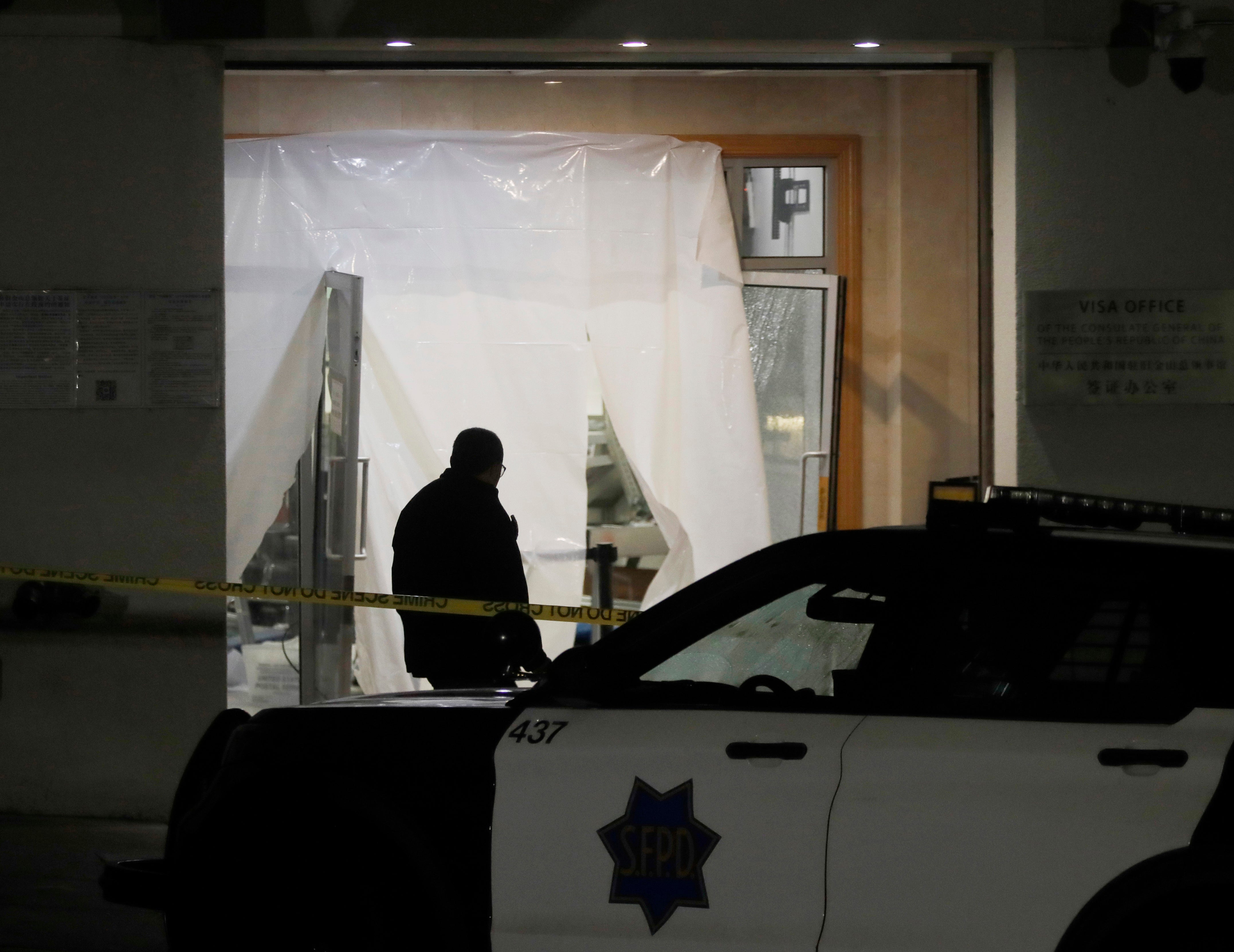 Chinese Consulate Car Crash