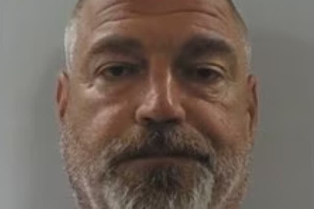 <p>Stephen Bard, 51, of Maine, was arrested and charged after he allegedly fled the scene of a fatal accident near Albion, Maine</p>
