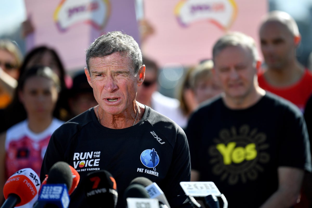 Man runs almost 9,000 miles across Australia to raise support for Indigenous Voice