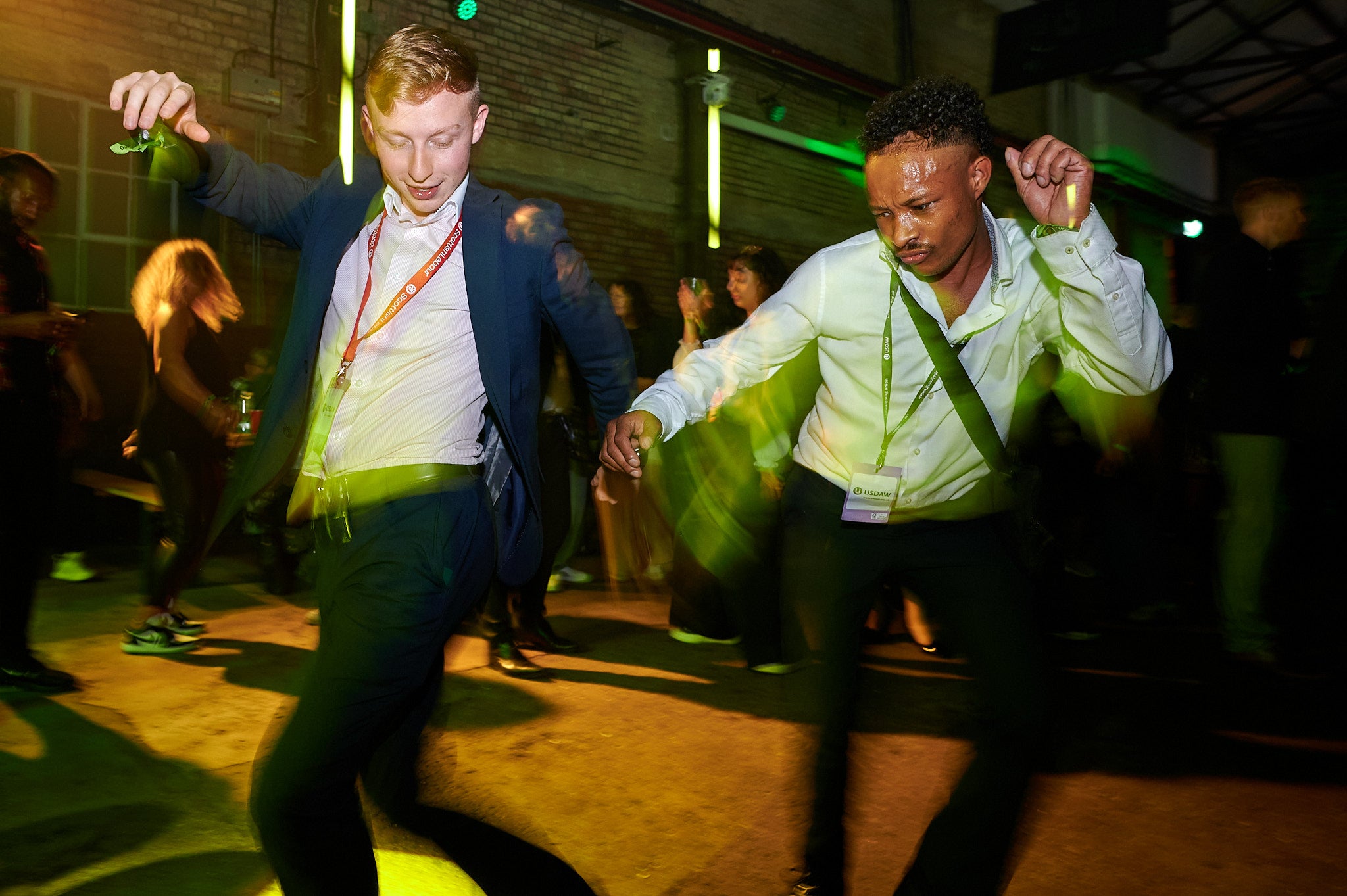 Dancing at MP Dawn Butler’s Jamaica party at the Camp and Furnace venue in Liverpool