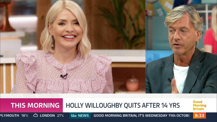 <p>Holly Willoughby quitting This Morning is ‘brave and wise’ says Richard Madeley.</p>