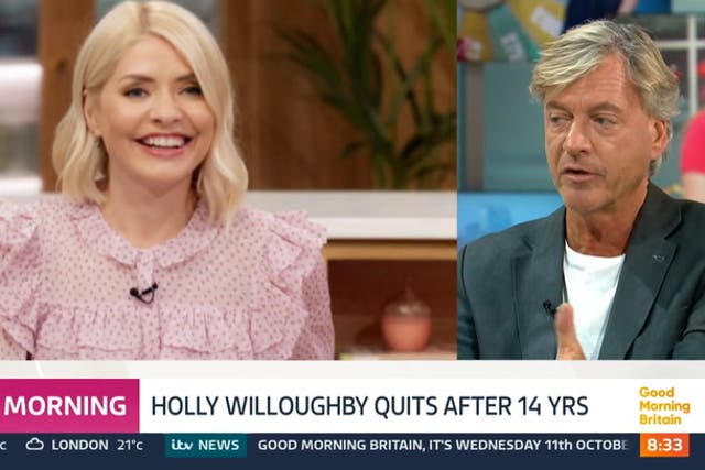 <p>Holly Willoughby quitting This Morning is ‘brave and wise’ says Richard Madeley.</p>