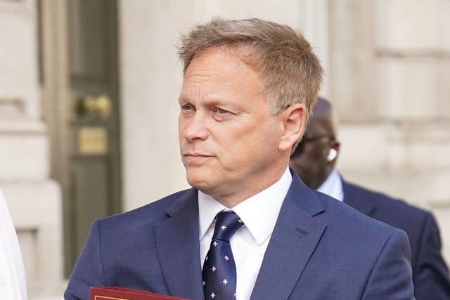 Defence Secretary Grant Shapps will meet Nato counterparts in Brussels on Wednesday to discuss the situation in Ukraine (Jonathan Brady/PA)