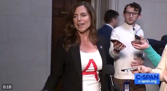 Nancy Mace sports ‘Scarlet Letter A’ to House speaker forum