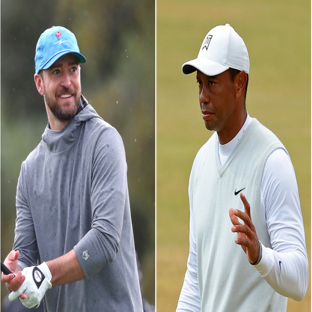 Tiger Woods, Justin Timberlake Tee Off Sports Bar in NYC