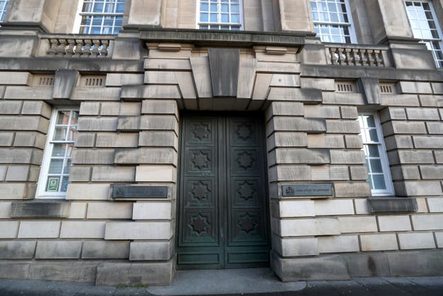 The appear hearing took place at the High Court in Edinburgh (Andrew Milligan/PA)