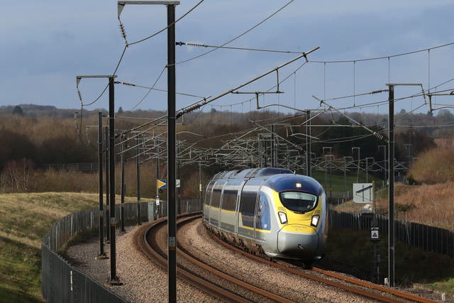 Evolyn said £1 billion is being invested in its bid to start cross-Channel rail services in 2025 (PA)