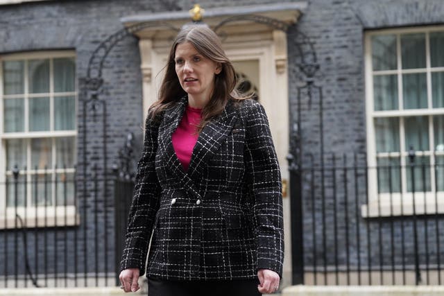 Michelle Donelan, Secretary of State for Science, Innovation and Technology leaving Downing Street (PA)