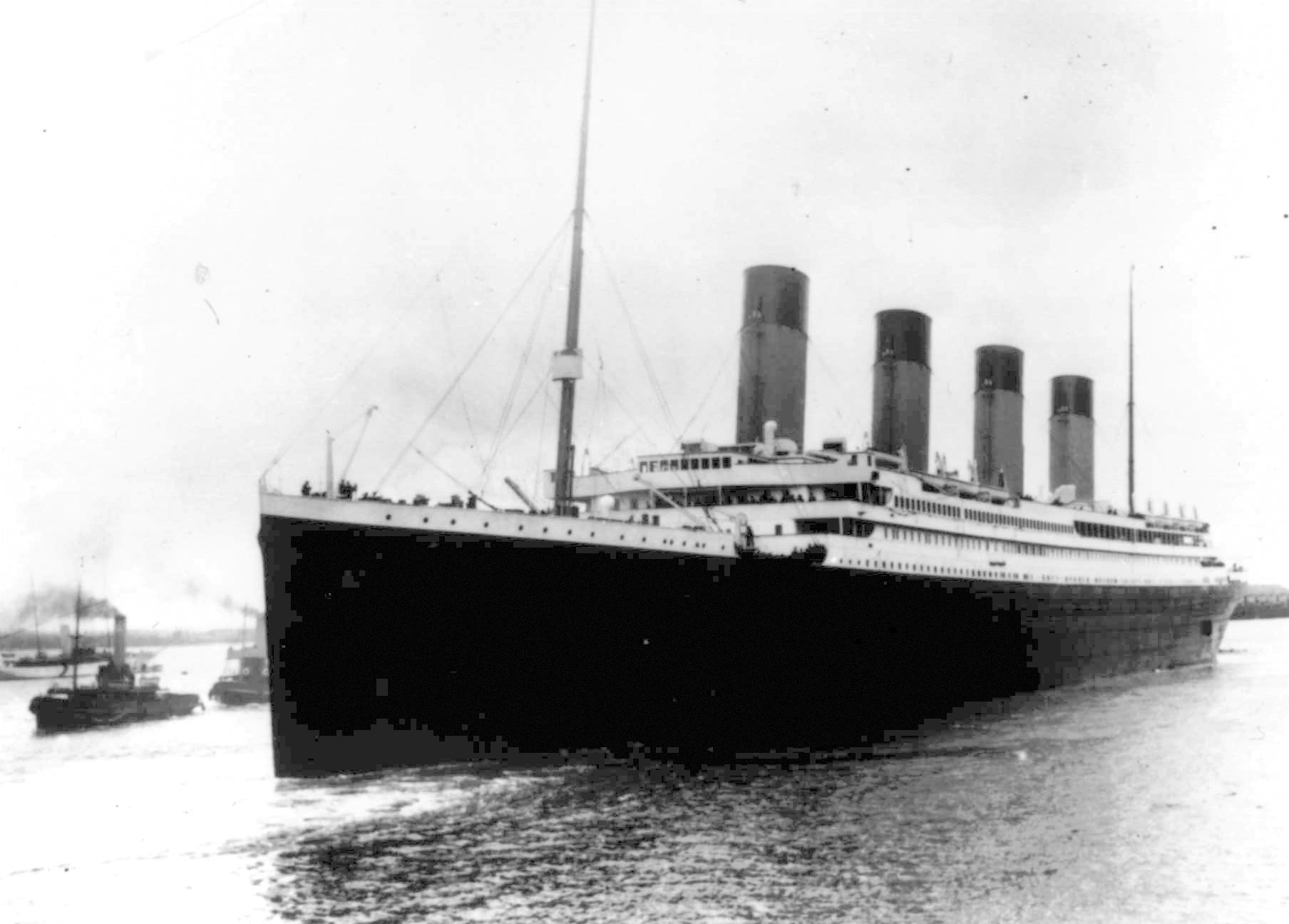 The remains of the submersible were discovered metres from the Titanic’s bow