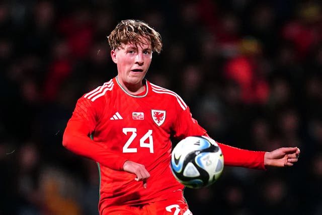 Charlie Savage is to stay with the senior Wales squad after an impressive debut against Gibraltar (Nick Potts/PA)