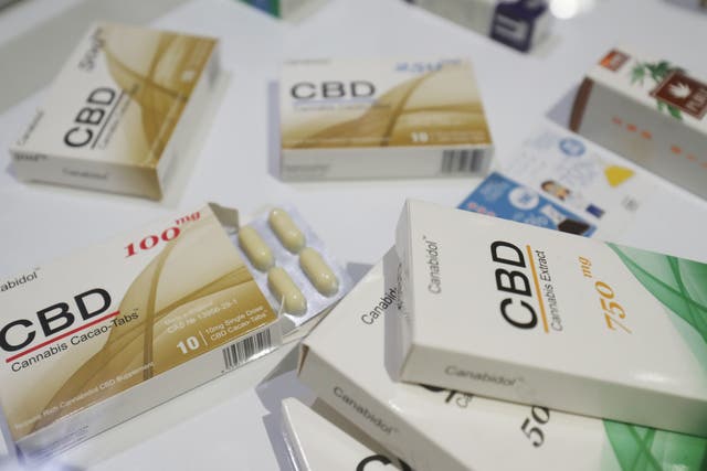 CBD can be sold as oils, drops or tinctures, gel capsules, sweets and baked products (Niall Carson/PA)