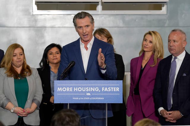 California Governor Housing