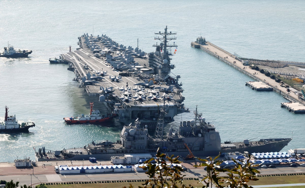 North Korea raises specter of nuclear strike over US aircraft carrier’s arrival in South Korea