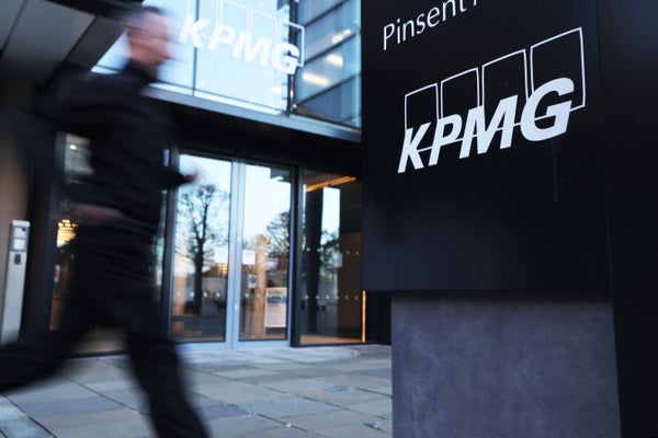 KPMG is one of the so-called 'Big Four' accountancy firms that between them earned 98 per cent of audit fees from FTSE 350 companies last year 