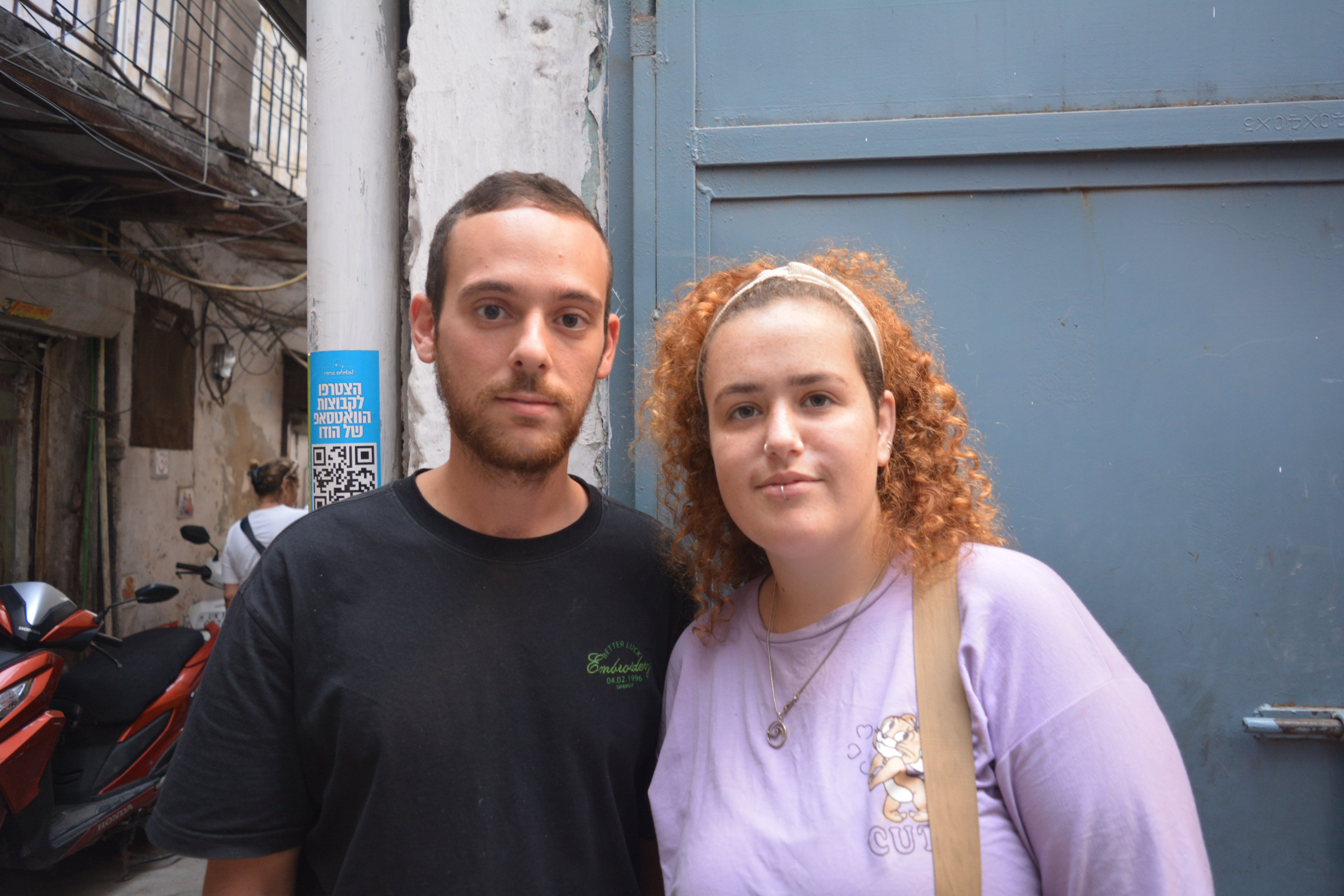 Danielle Alarme (left) and Achana Chasnao cut short their six-month-long trip to India to return to Israel