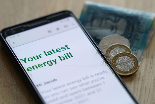 Ofgem said it was considering a one-off increase in the price cap that could see households pay up to £17 a year more (PA)