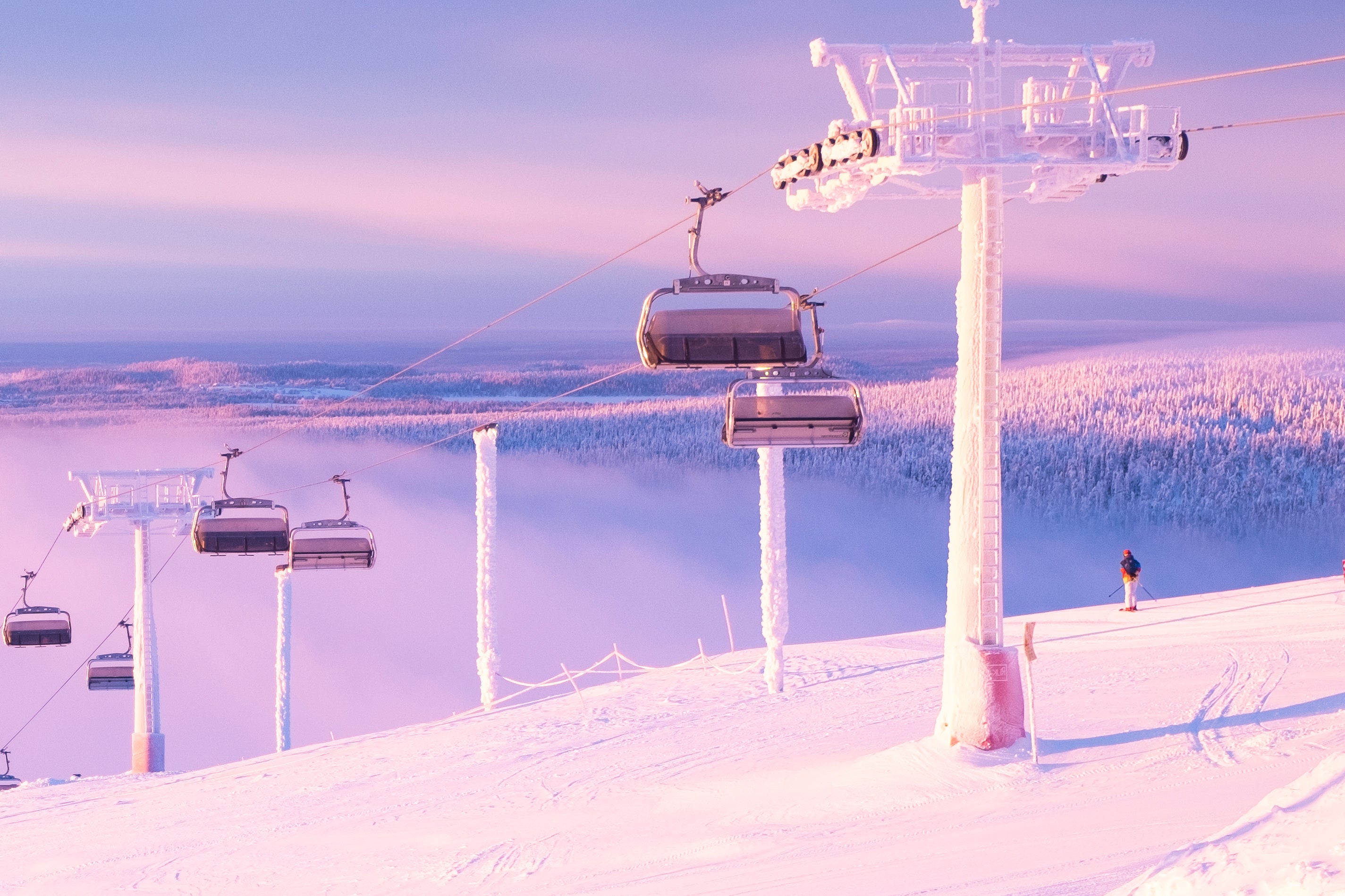Rosa and Rudolf Family Park in Ruka features wide slopes, six magic carpets and a tubing hill