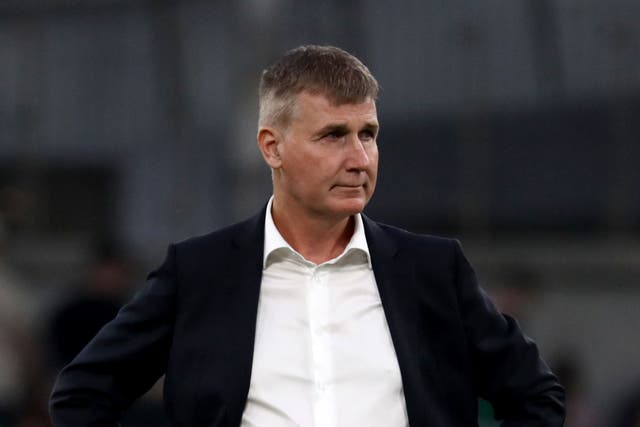 Republic of Ireland manager Stephen Kenny has told his players to believe they can still qualify for Euro 2024 (Donall Farmer/PA)