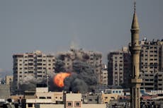 Israel-Hamas war live: Gaza death toll reaches 1,400 as Syria claims Israeli missiles hit airports