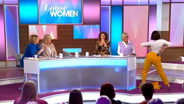 <p>Strictly’s Shirley Ballas performs ‘steamy’ dance live on Loose Women.</p>