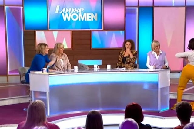 <p>Strictly’s Shirley Ballas performs ‘steamy’ dance live on Loose Women.</p>