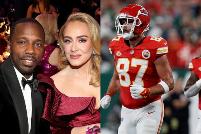<p>Adele’s boyfriend Rich Paul offers advice for Taylor Swift and Travis Kelce</p>