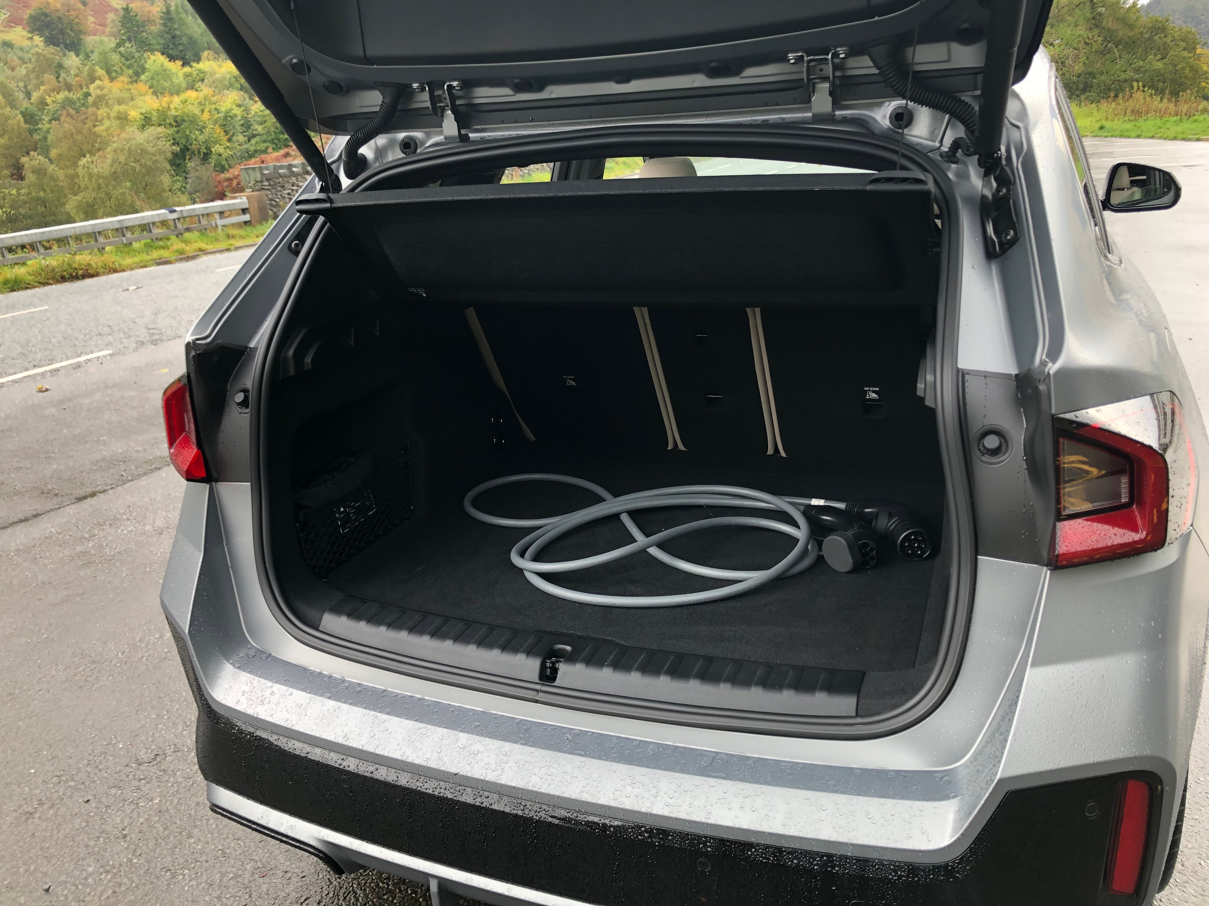 The boot’s not massive, but the iX1 is a good size for a couple or small family