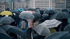 UK weather: Torrential downpours as heavy rain warning issued by Met Office