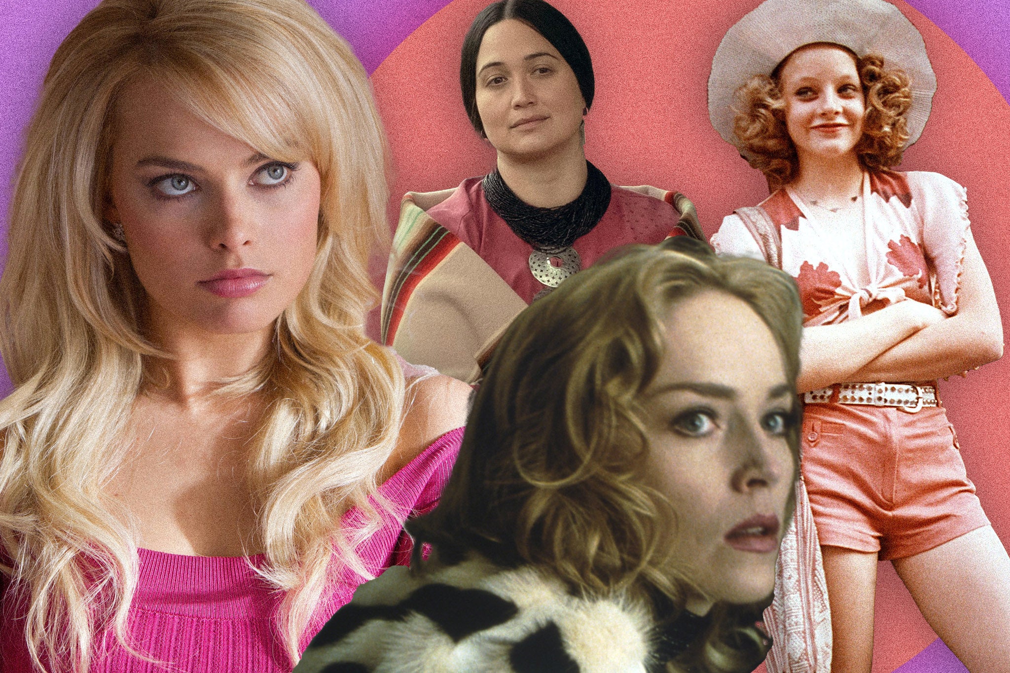 Role call: Margot Robbie in ‘The Wolf of Wall Street’, Lily Gladstone in ‘Killers of the Flower Moon’, Sharon Stone in ‘Casino’ and Jodie Foster in ‘Taxi Driver’
