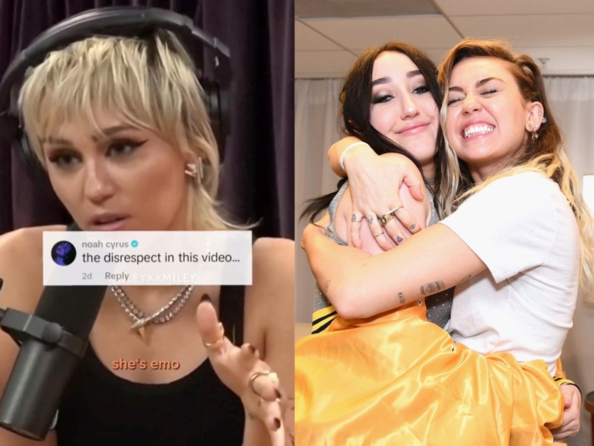Noah Cyrus fuels family feud rumours after leaving cryptic comment under video of Miley Cyrus