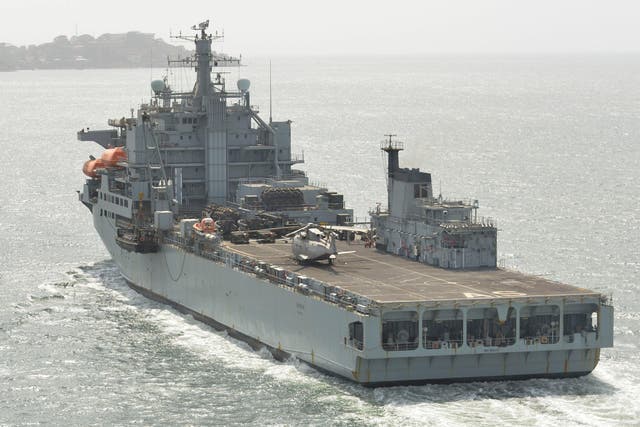 RFA Argus is one of the vessels being deployed (Cpl Paul Shaw/MoD/Crown Copyright/PA)