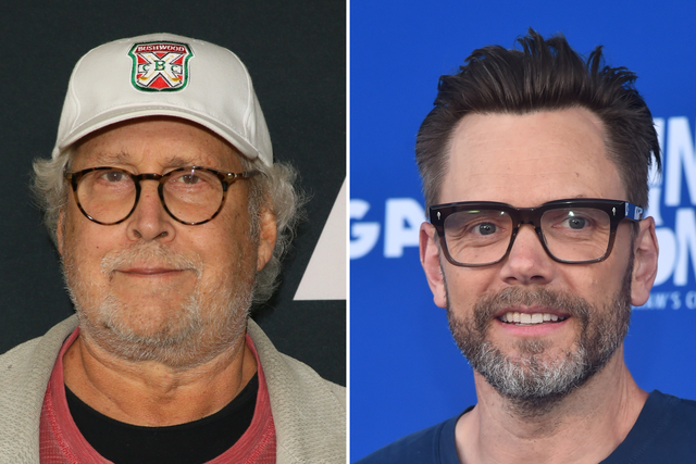 <p>Chevy Chase (left) and Joel McHale</p>