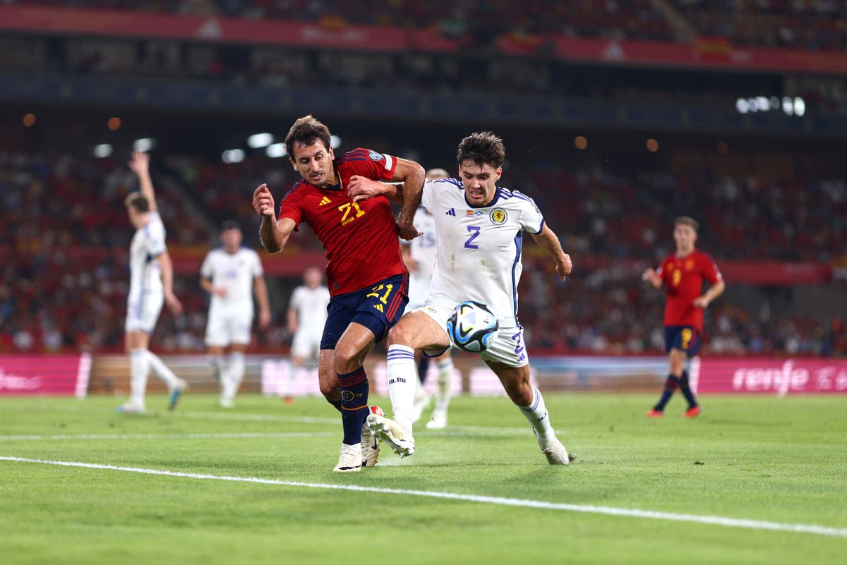España vs Escocia en vivo: Clasificatorios para la Eurocopa 2024 después de la lesión de Andy Robertson, últimas actualizaciones de resultados y goles