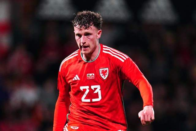 Nathan Broadhead scored his second Wales goal against Gibraltar on Wednesday night (Nick Potts/PA)