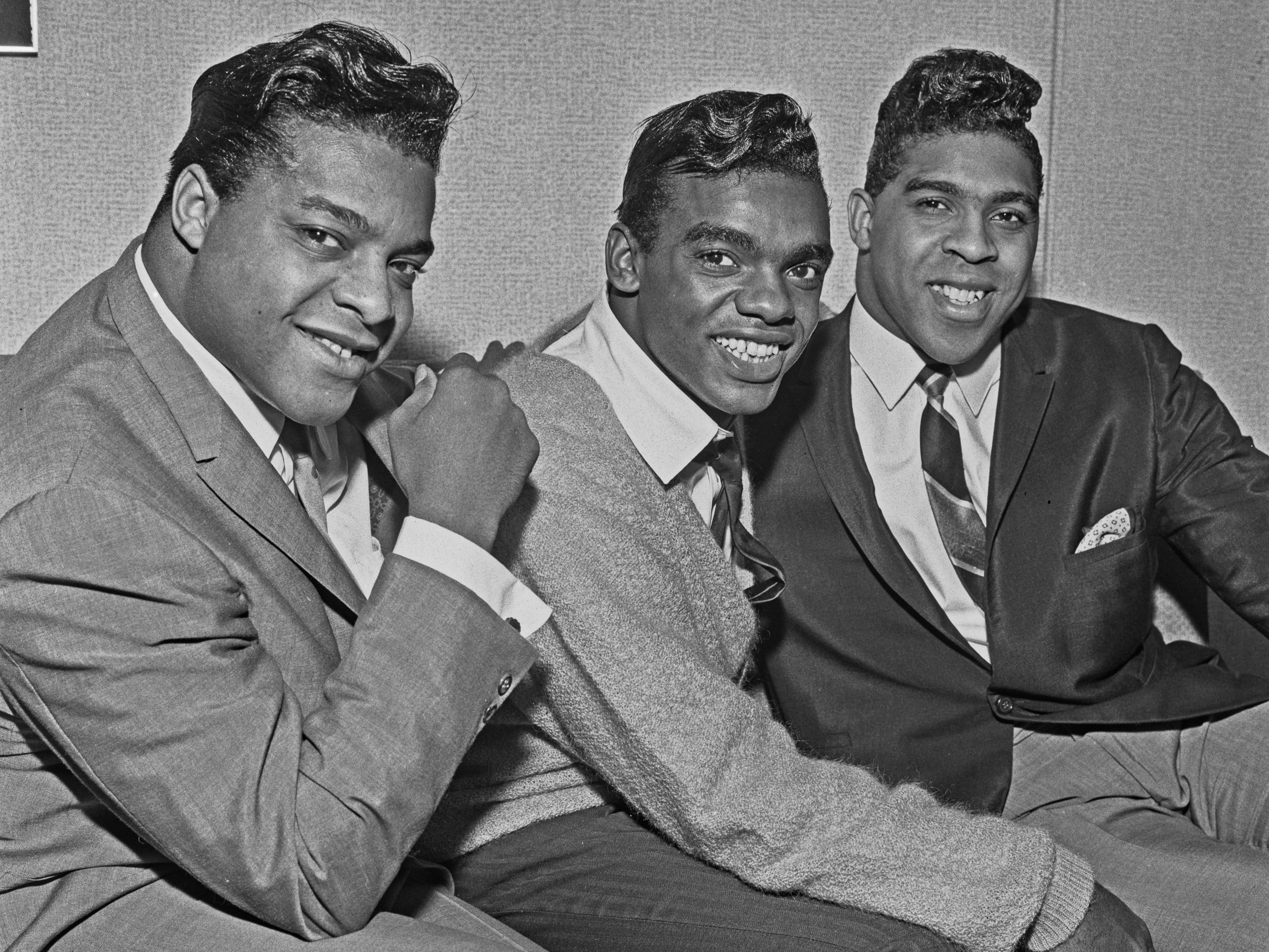 (L-R) O'Kelly Isley Jr., Ronald Isley and Rudolph Isley