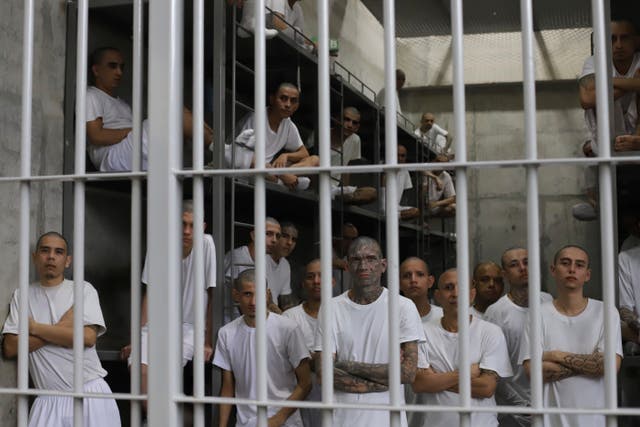 APTOPIX El Salvador Prison
