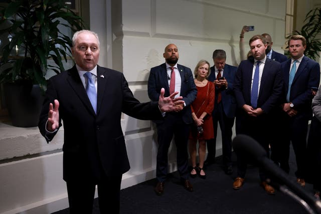 <p>Steve Scalise quits the race to be speaker of the House of Representatives </p>