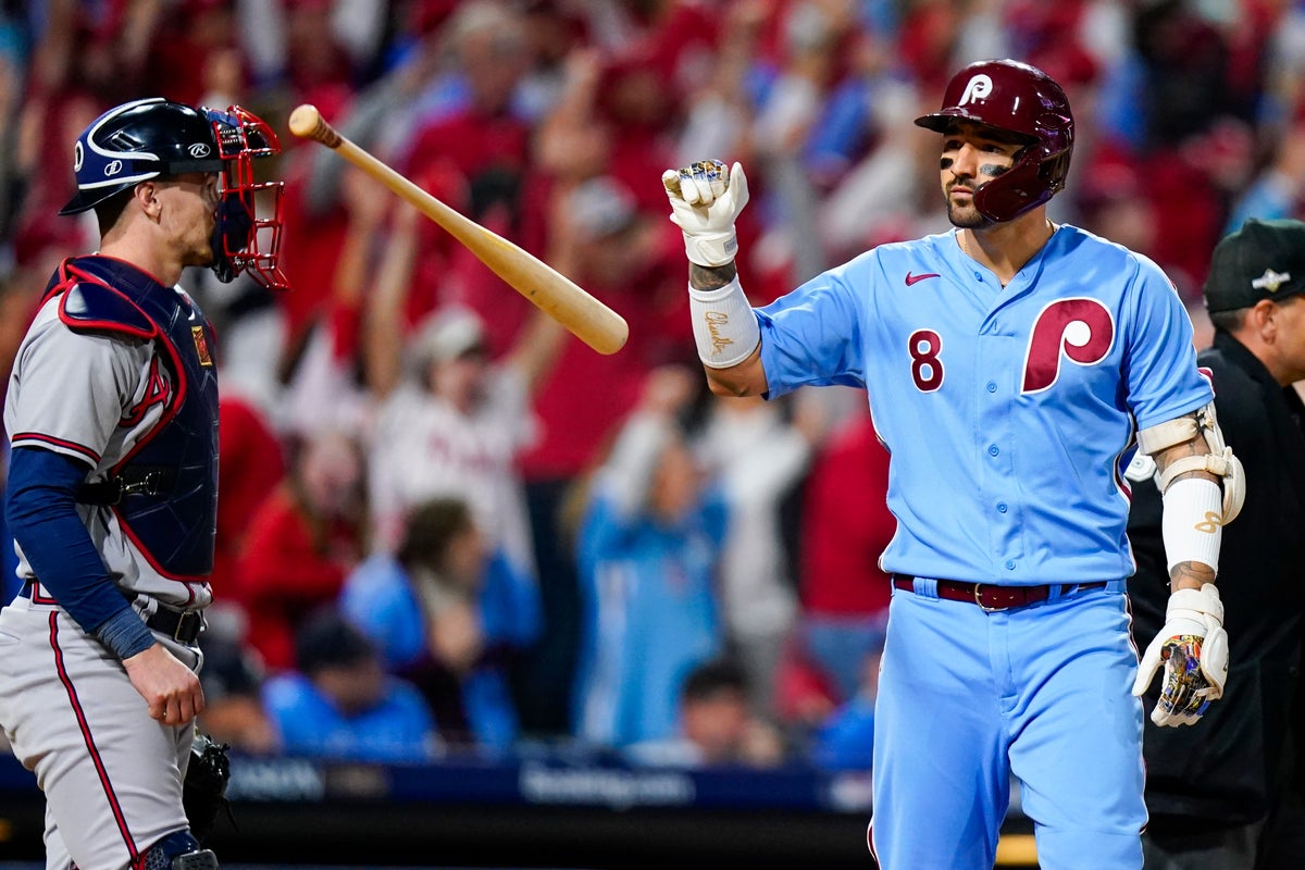 Phillies to don powder blue jerseys as NLDS Game 4 vs. Braves gets