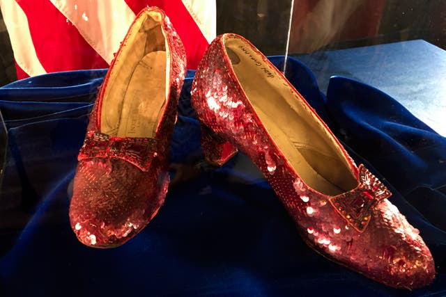 <p>Stolen Ruby Slippers</p>