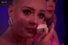 Strictly’s Amy Dowden cries as young girl speaks of own cancer experience at Pride of Britain Awards