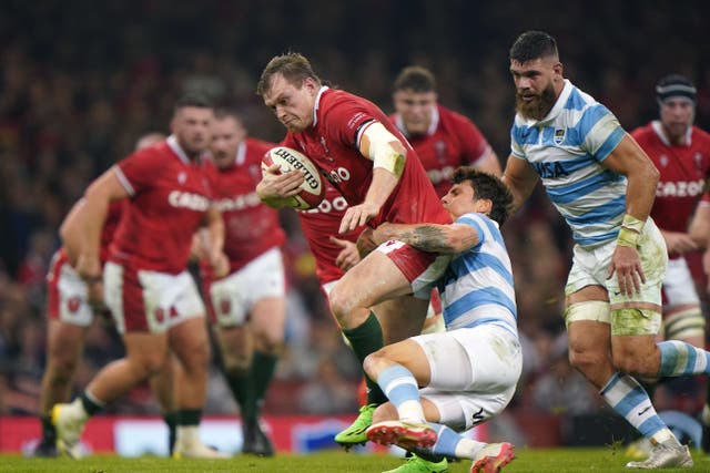 Wales face Argentina in the Rugby World Cup quarter-finals (Joe Giddens/PA)