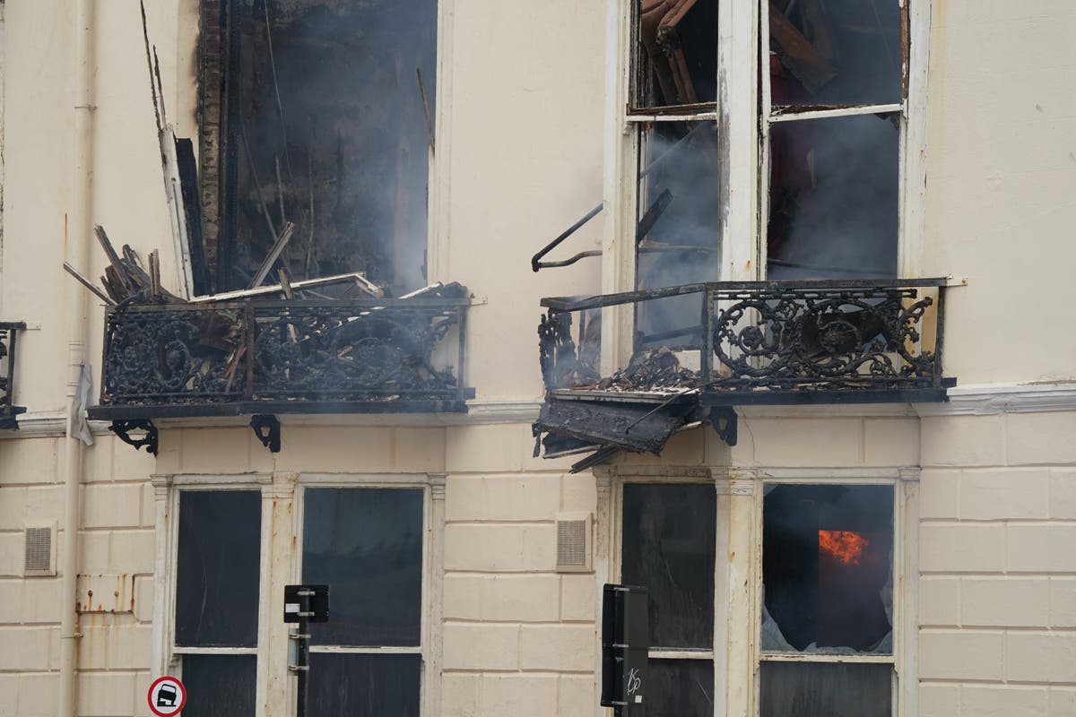 Historic Brighton hotel fire caused by discarded cigarette, fire service says Historic Brighton hotel fire caused by discarded cigarette, fire service says