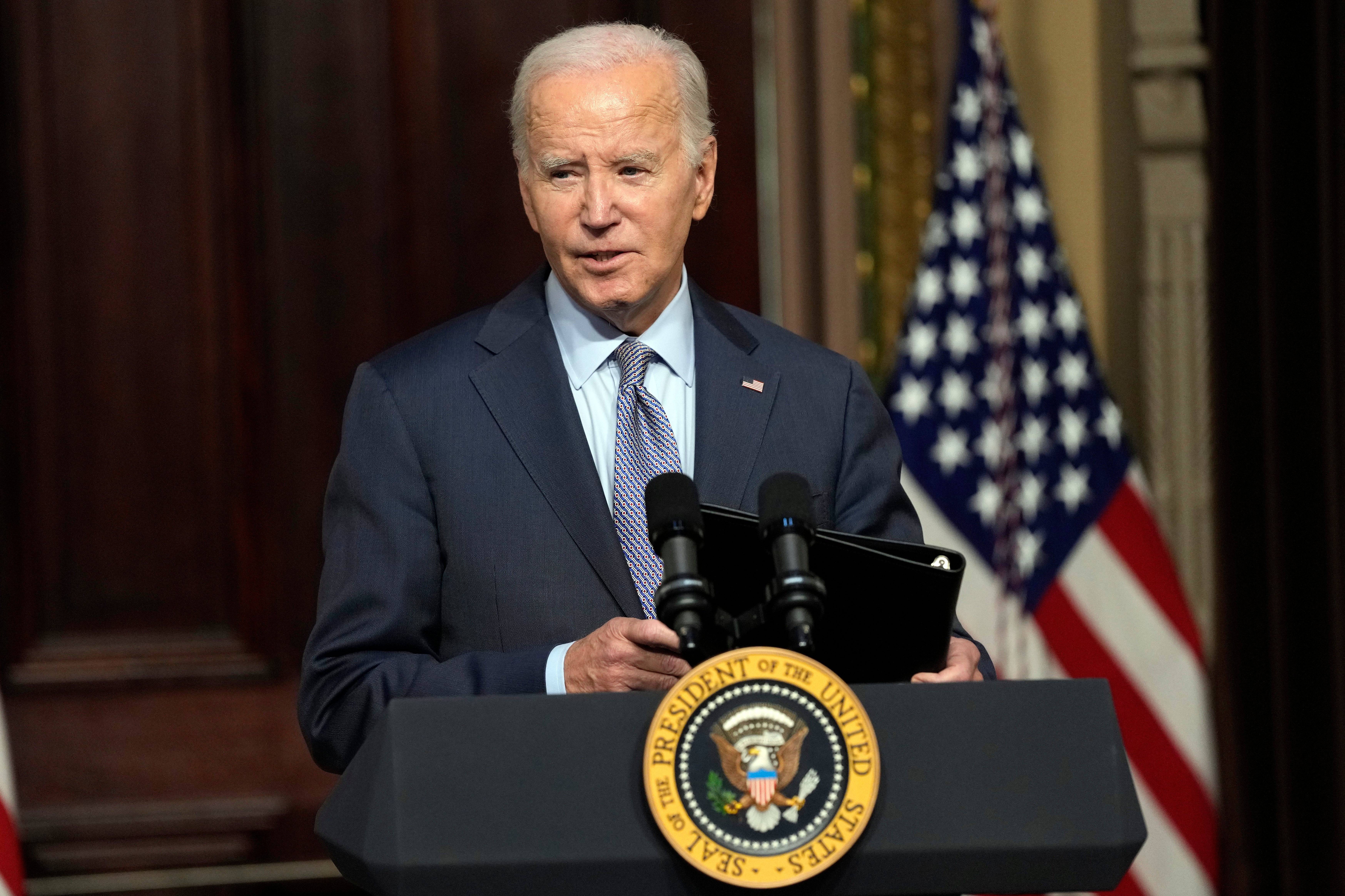 President Joe Biden has sent a funding bill to Congress