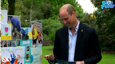 Prince William presented with Blue Peter badge on show’s 65th birthday