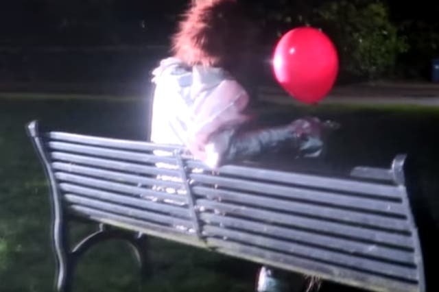 <p>The clown, dressed in a Pennywise-style outfit complete with a mask and make-up, has reportedly been terrifying locals in Skelmorlie - a village of around 2,000 people in North Ayrshire</p>