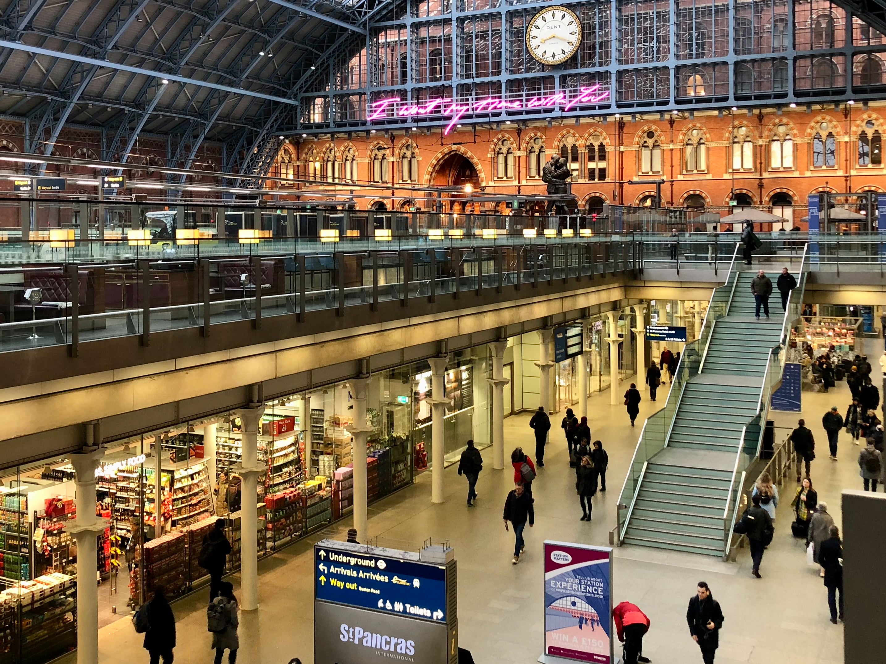Room for more? London St Pancras International, the UK hub for Eurostar trains to Paris, Brussels and Amsterdam