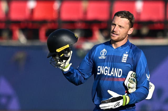 <p>Jos Buttler will captain England in their Cricket World Cup match against Afghanistan</p>
