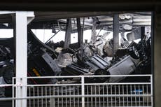 Burnt-out Luton Airport car park still shut as drivers complain about ‘no help’